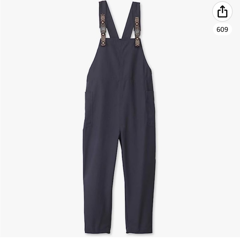 KAVU San Blas Womens Overalls Relaxed Fit Quick Dry Pants L